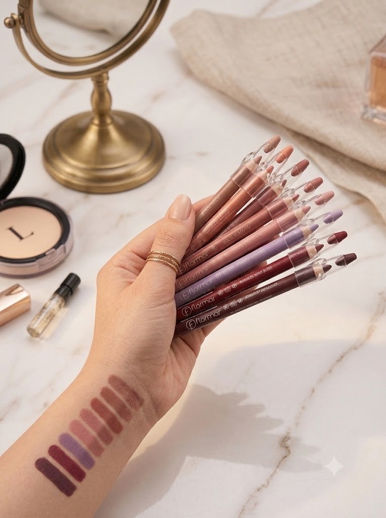 Flormar Jumbo 6-Piece Waterproof Matte Lip Liner Pencil Set