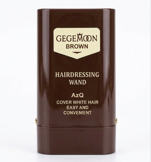 Gegemoon 2-in-1 Natural Hair Coloring & Styling Wax – Dark Brown (16g)