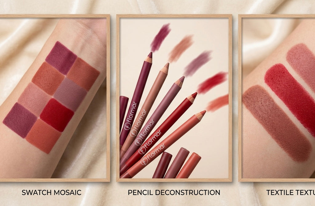 ⁠Flormar Perfect Lip Liner Pencil - Pack of 12 (Waterproof & Long Lasting)⁠